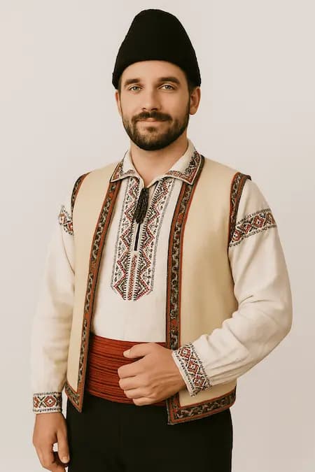 Costum popular moldovenesc pentru bărbați