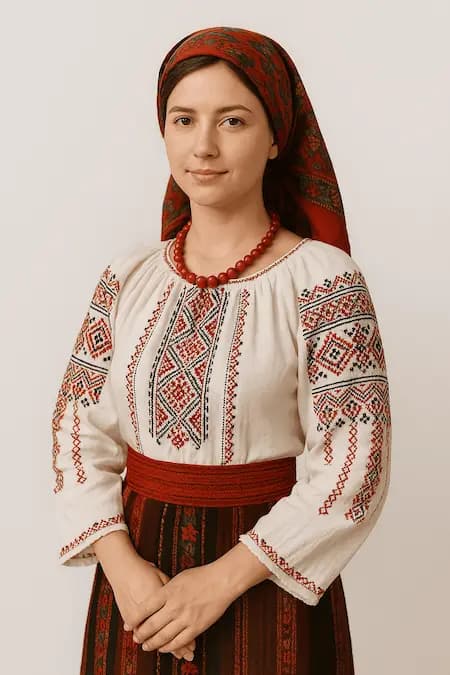 Costum popular moldovenesc pentru femei